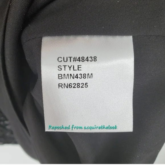 Tadashi Shoji Off Shoulder Sequin Lace Cocktail Dress Black Size 6 Worn Once - Picture 6 of 6